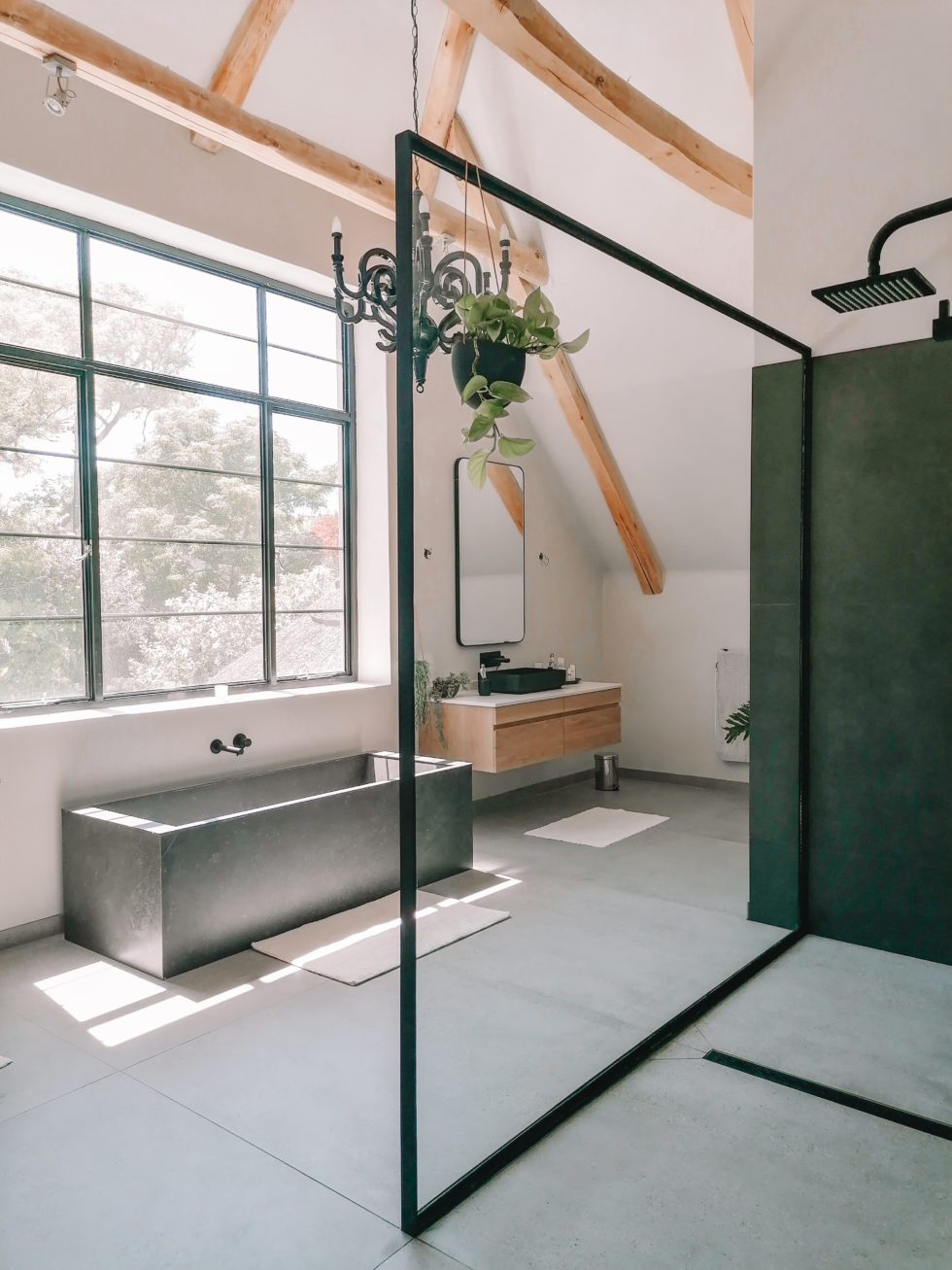 marble stone shower